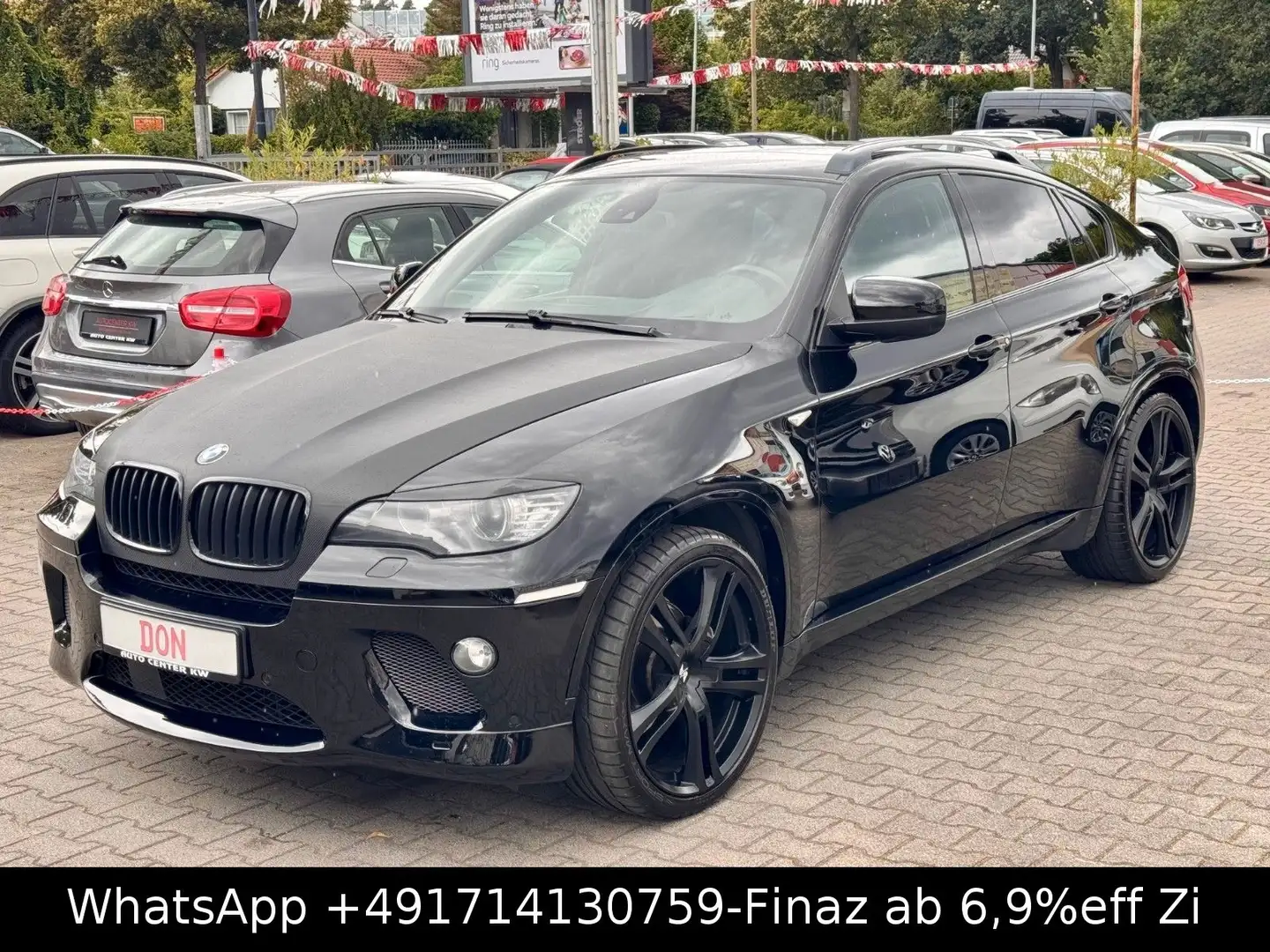 BMW X6 xDrive40d-NAVI-HuP-GSD-XE-LEDER-KAM-22*ALU-ST Schwarz - 1