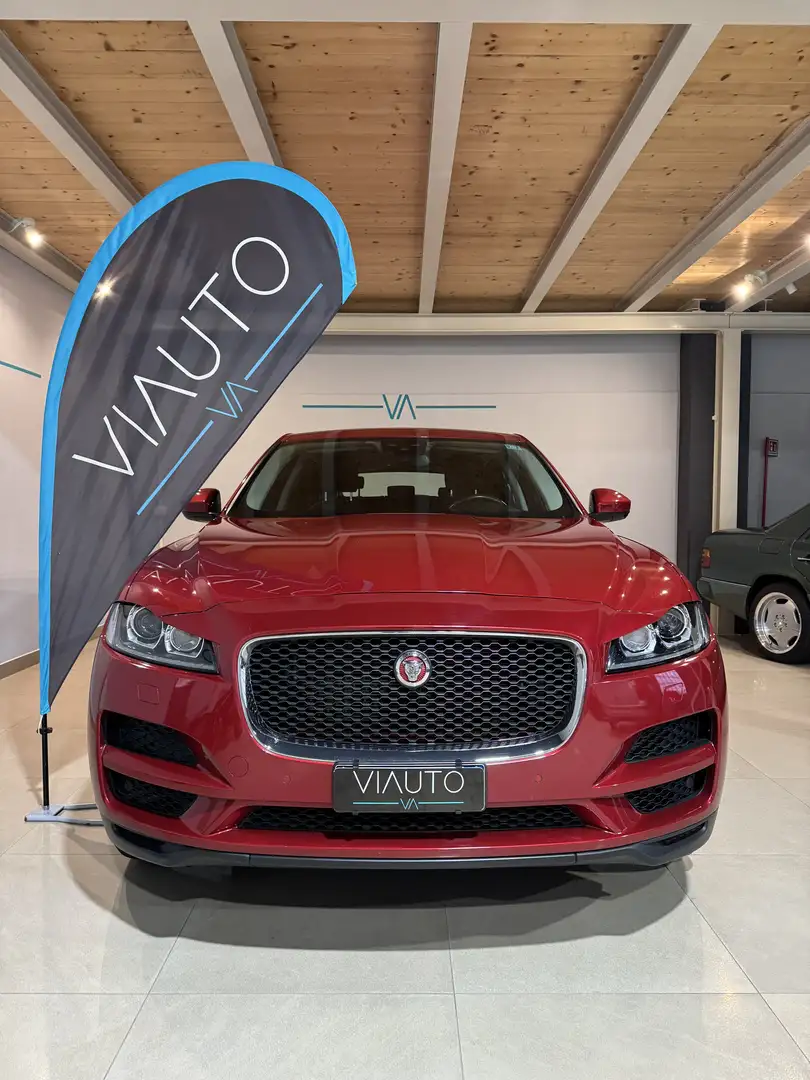 Jaguar F-Pace F-Pace 2.0d 240cv my18 *UNICO PROPRIETARIO* Rosso - 1