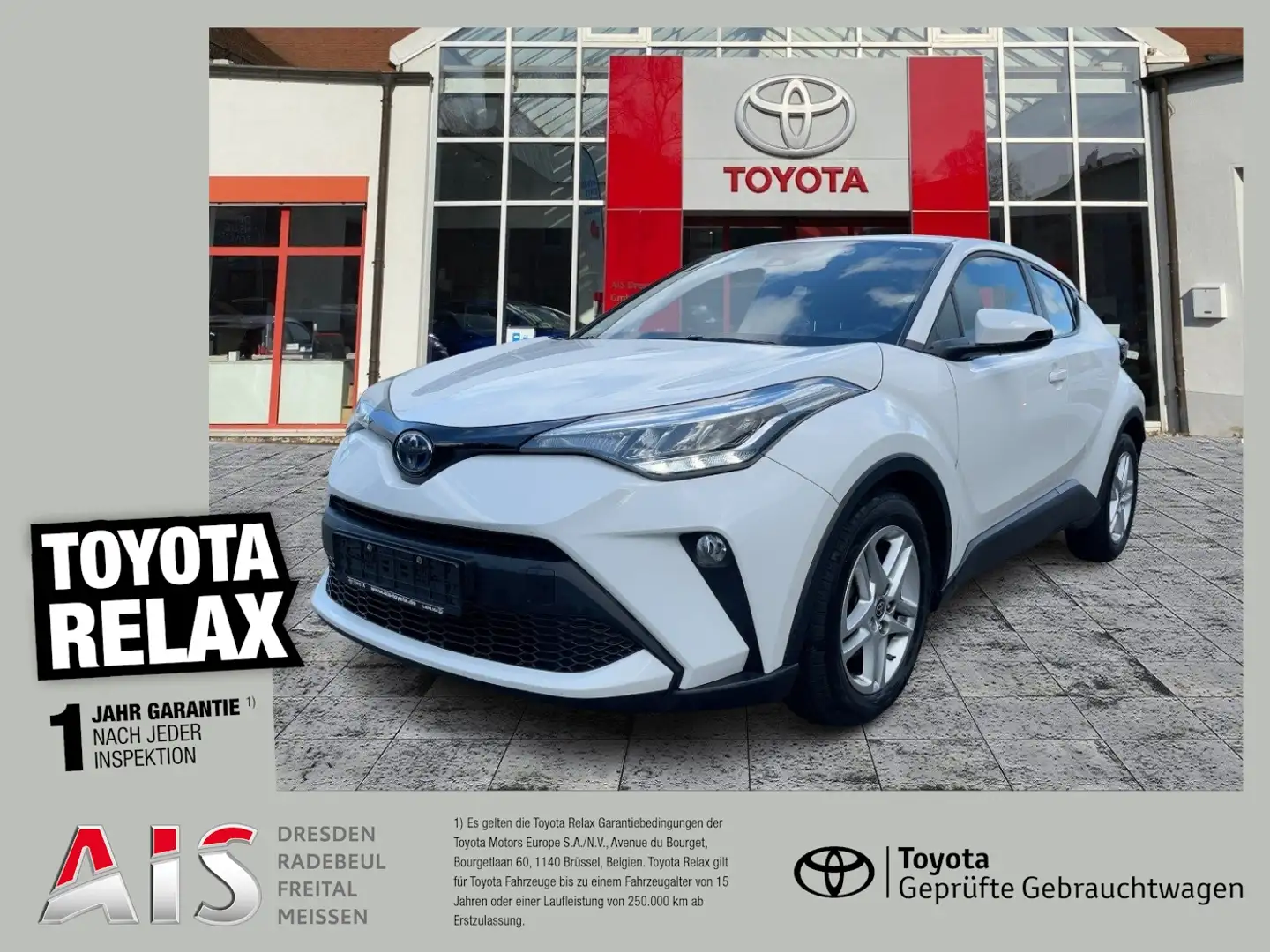 Toyota C-HR 1.8 Hybrid ACC*KAM*DAB*2xKlima Blanc - 1
