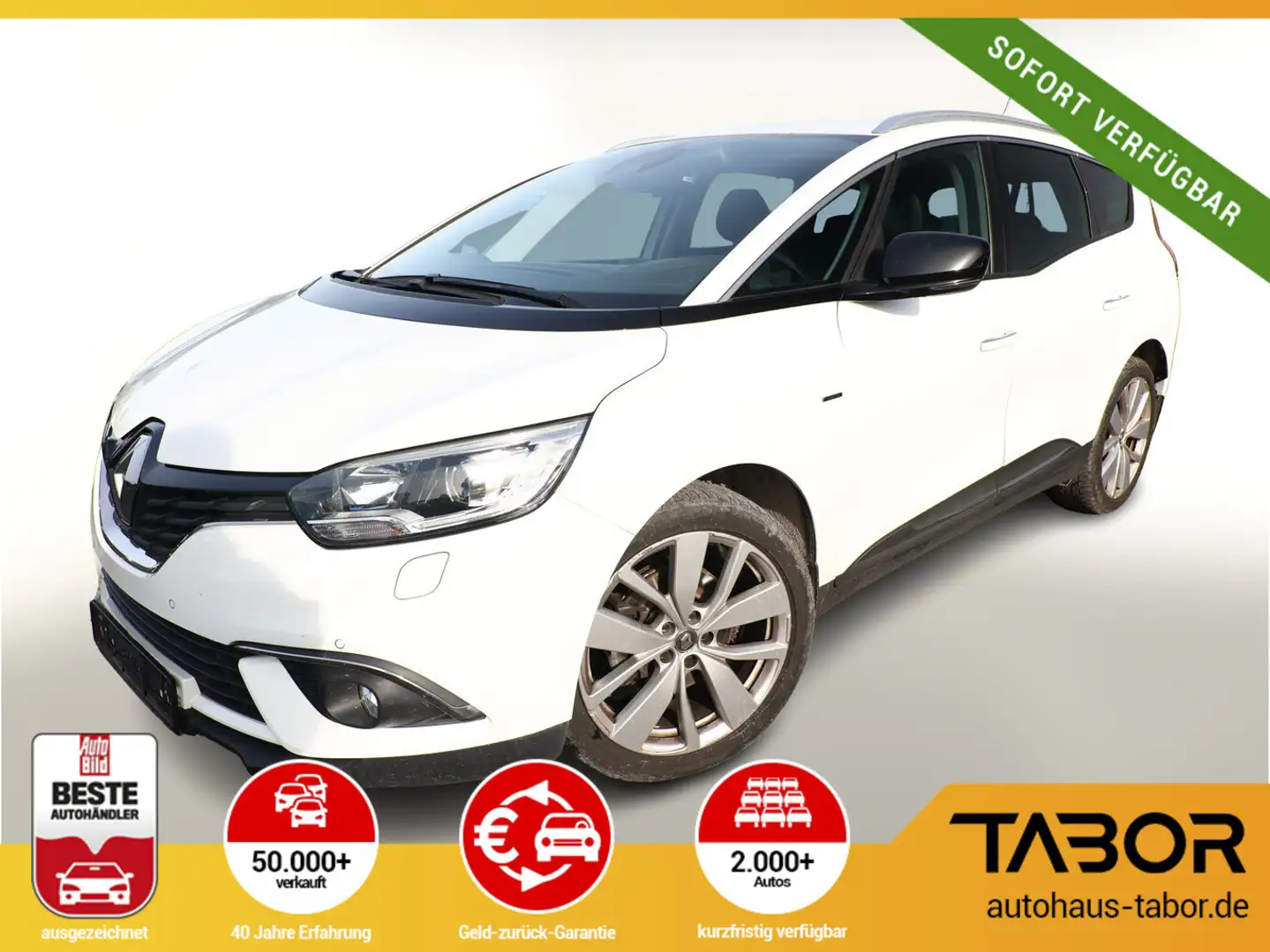 Renault Grand Scenic IV 1.3 TCe 140 EDC Limited PDC 20Z Weiß - 1