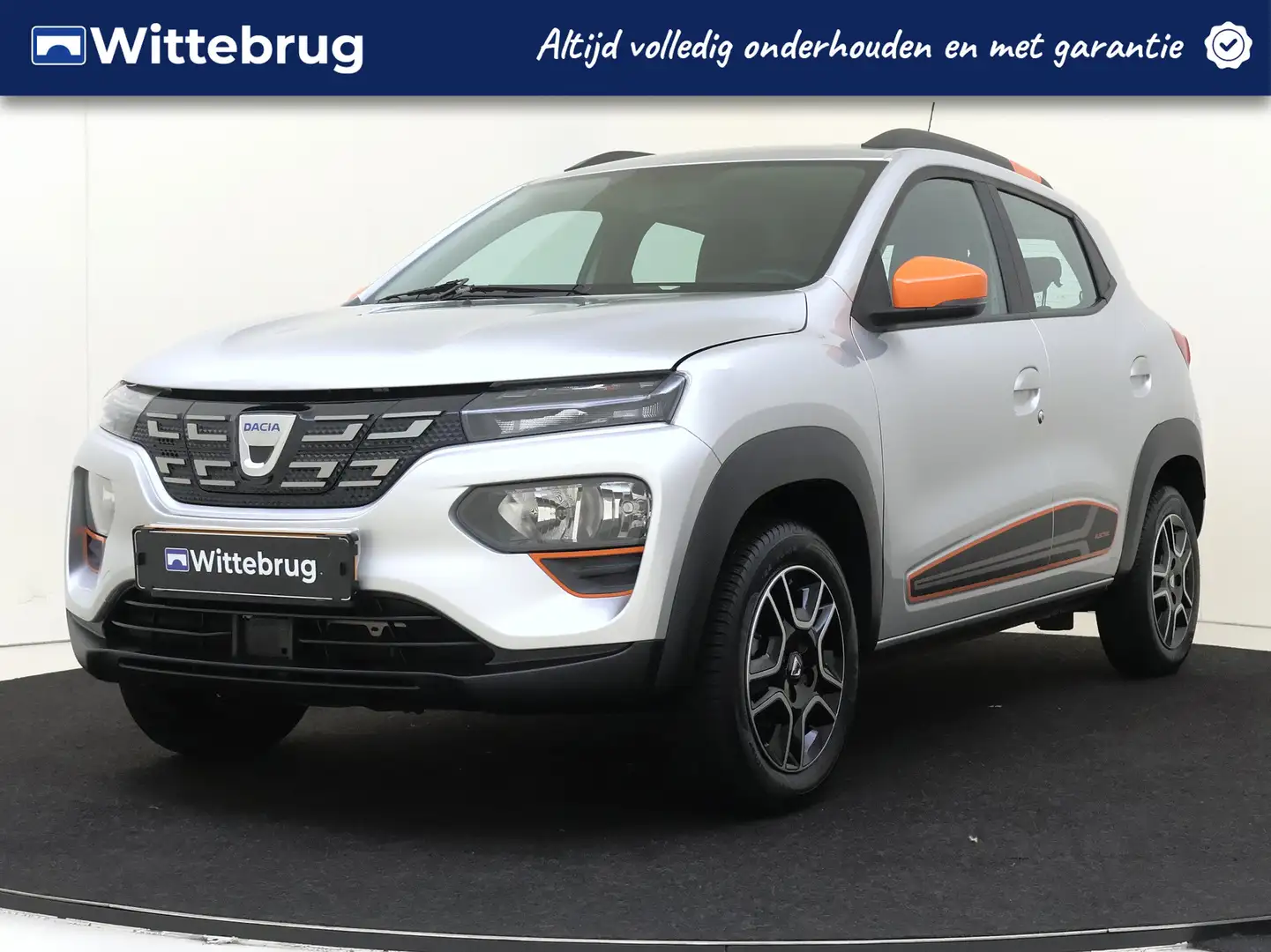 Dacia Spring Comfort Plus (Orange Pack) 27 kWh | Full Map Navi Grijs - 1