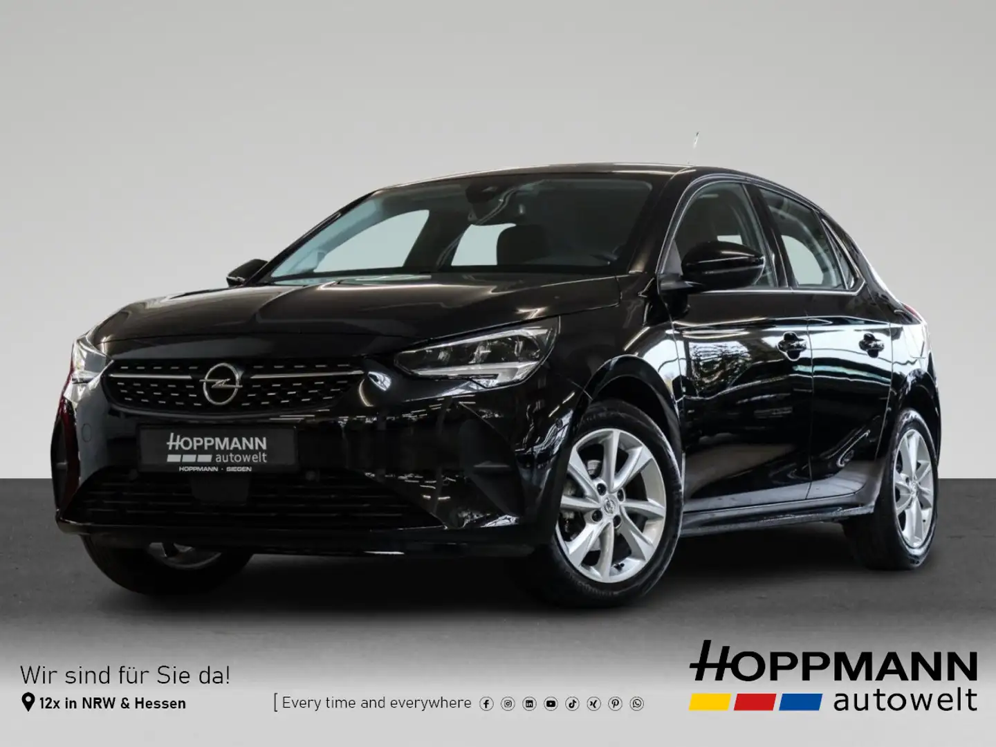 Opel Corsa Elegance*PDC*Klima*LED*ALU* Schwarz - 1