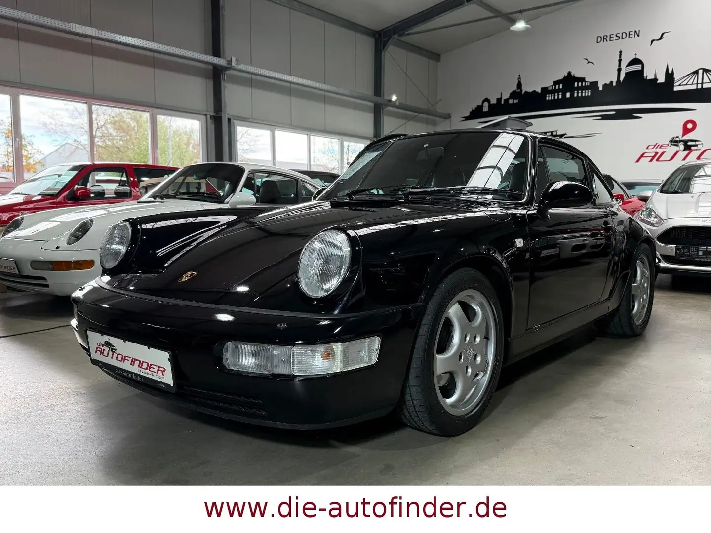 Porsche 964 Carrera 2 Aut. Schiebedach,Bordcomputer,17" Schwarz - 1