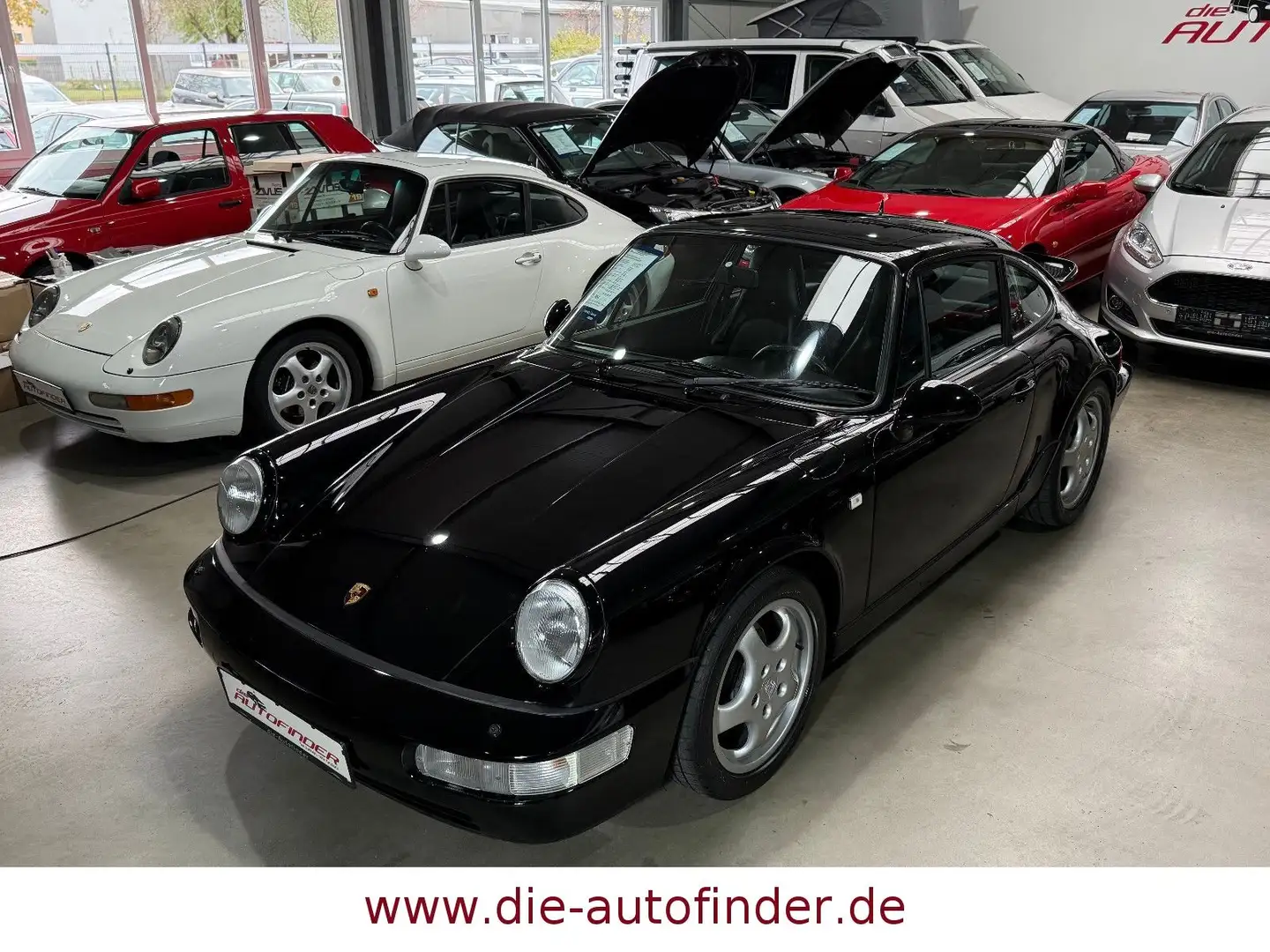 Porsche 964 Carrera 2 Aut. Schiebedach,Bordcomputer,17" Schwarz - 2