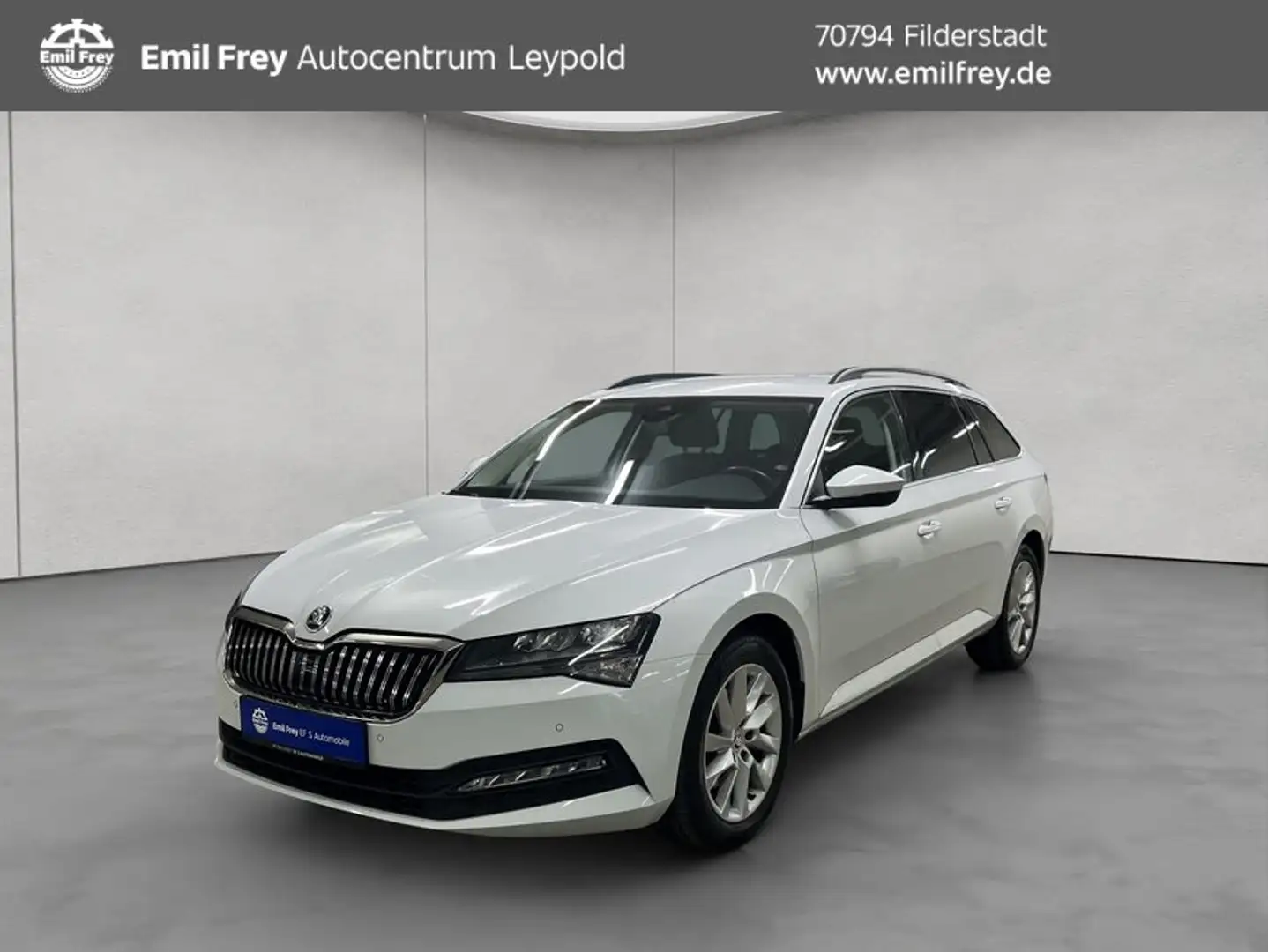 Skoda Superb Combi 2.0 TDI 4x4 DSG Ambition AHK Weiß - 1