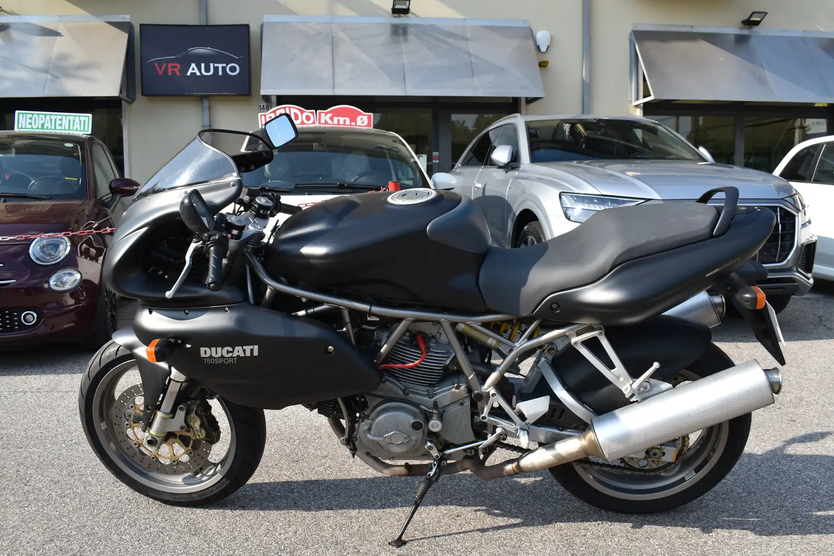 Ducati 750 Sport DESMODUE i.e. (POTENZIATA)- RESTAURATA/ PERFETTA Zwart - 1