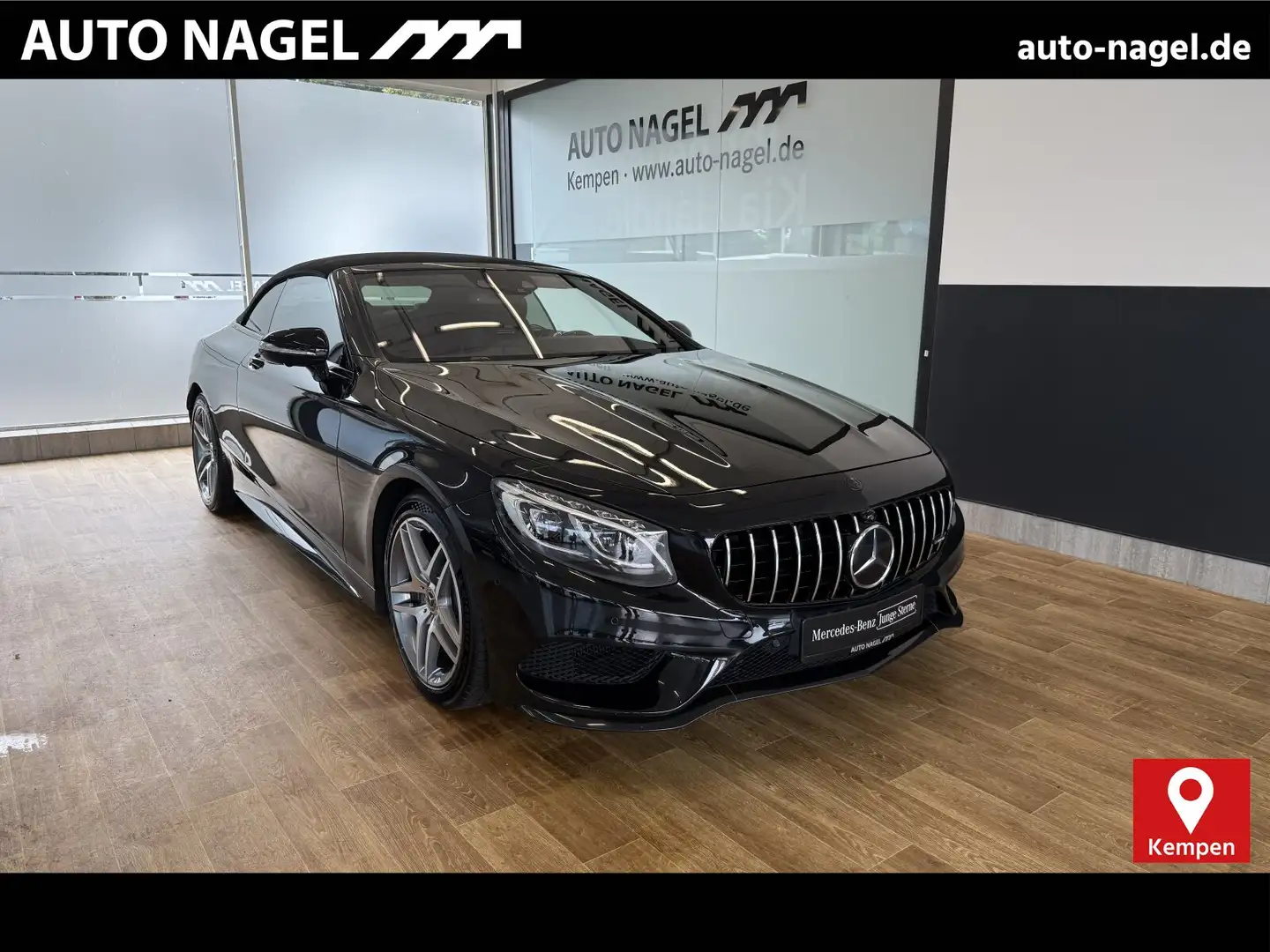 Mercedes-Benz S 500 S 500 Cabriolet AMG+HeadUp+Distronic+360+TV Navi Schwarz - 1