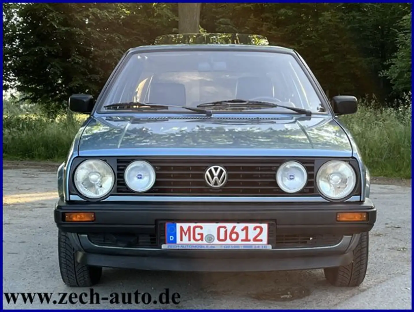 Volkswagen Golf 2 1,6 TD *H-Kennzeichen *Zahnriemen neu * Bleu - 1