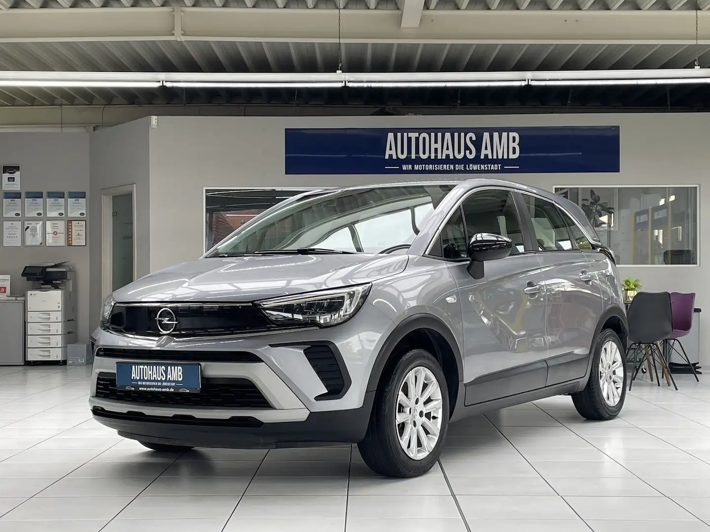 Opel Crossland X 1.2 Elegance Leder LED SHZ DAB Spurh Grau - 1