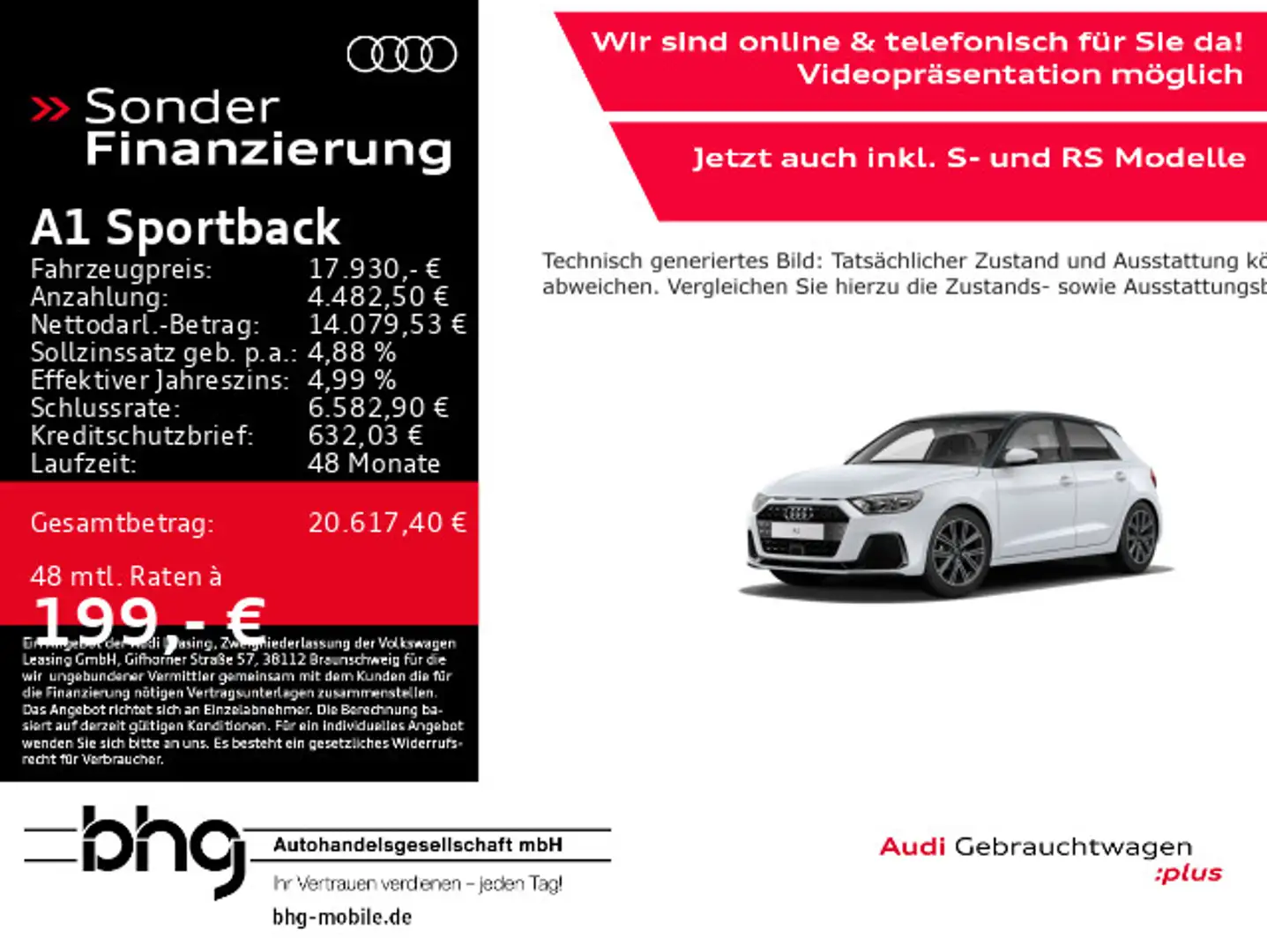 Audi A1 25 TFSI advanced Weiß - 1