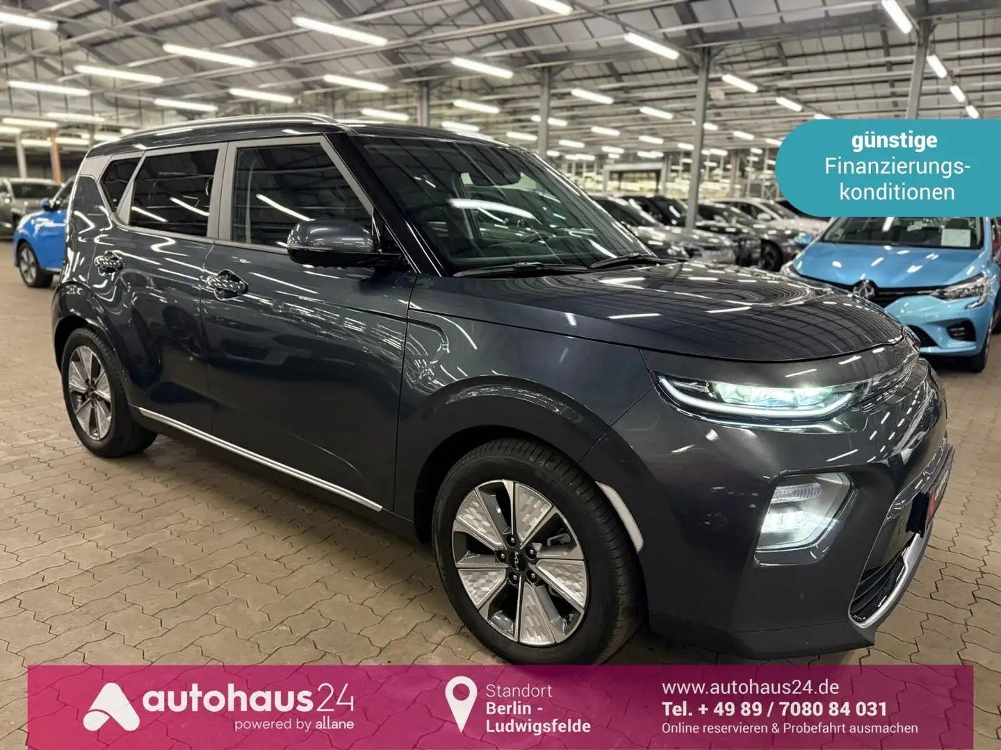 Kia Soul e-Soul Inspiration 64 kWh|ACC|H&K|HeadUp Grau - 1