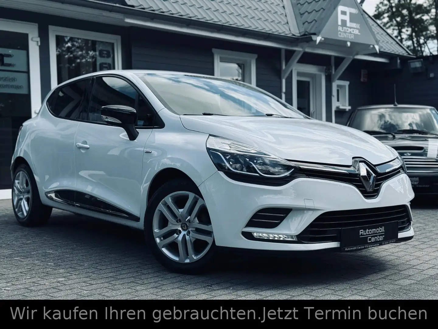 Renault Clio IV Limited 1.2+Klima+Navi+DAB+Tempomat+PDC+ Weiß - 1