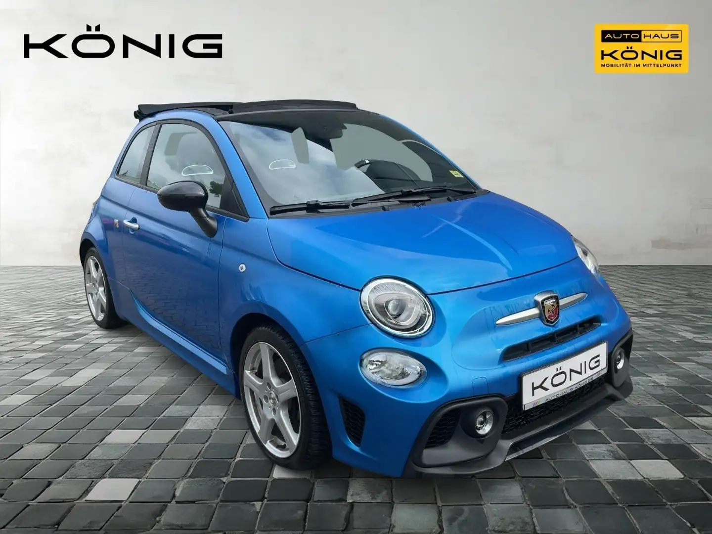 Abarth 595C Cabrio 1.4 T-Jet 165PS AUTOMATIK Blau - 2