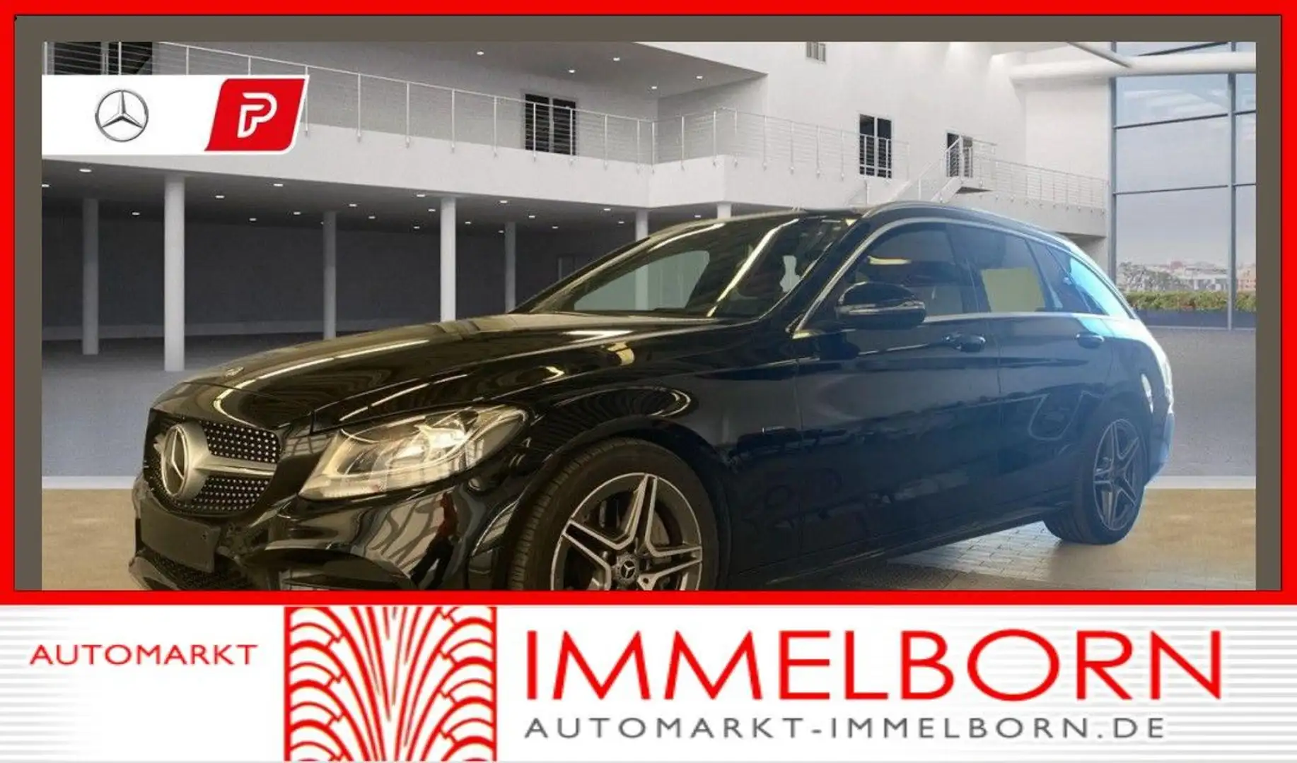 Mercedes-Benz C 300 T e AMG VolLeder*Distro*Kamera*Burmester Schwarz - 1