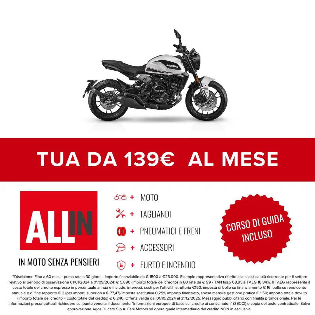 Moto Morini Seiemmezzo STR Biały - 2