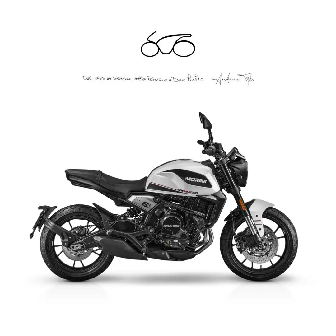 Moto Morini Seiemmezzo STR Biały - 1