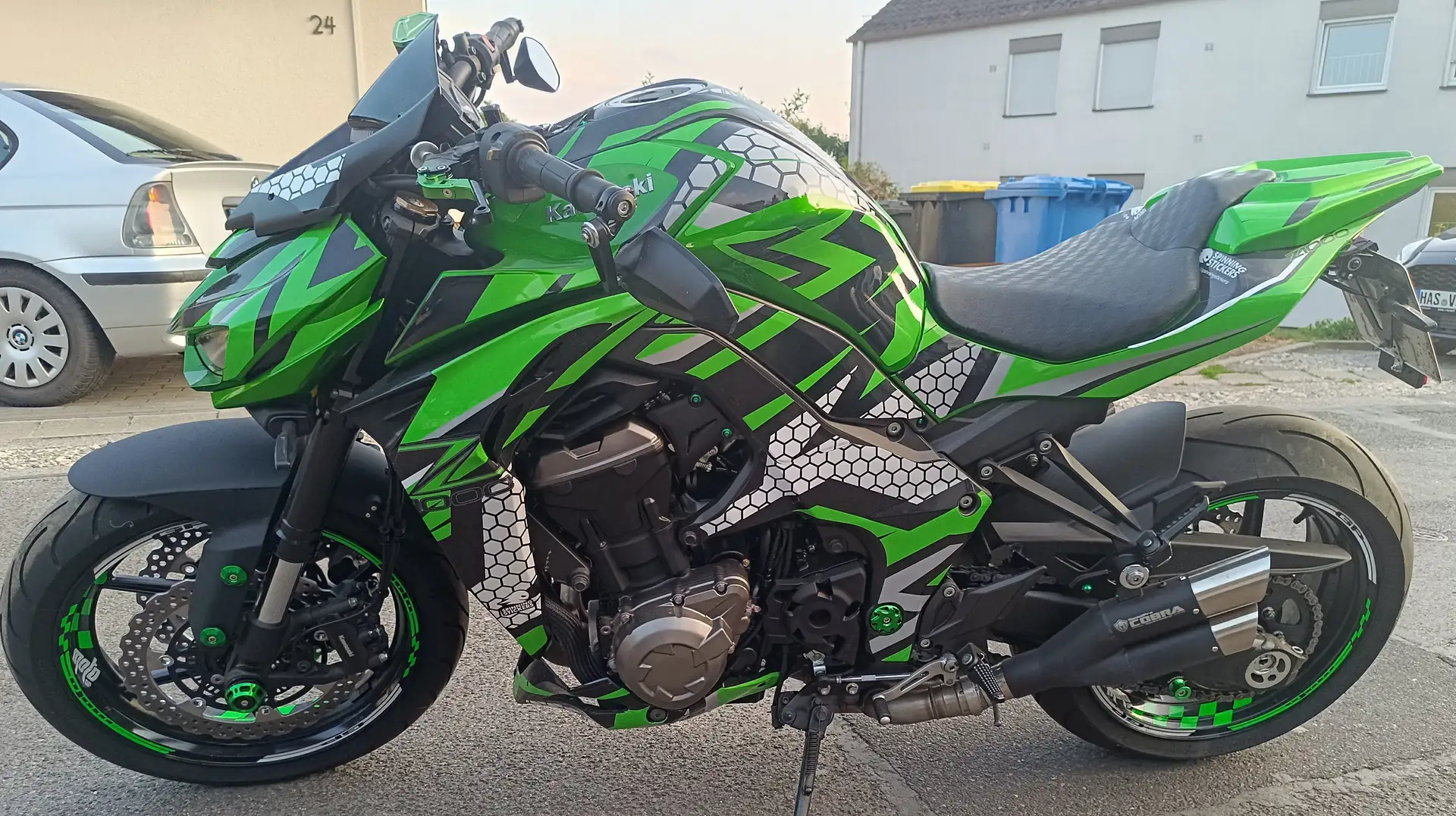 Kawasaki Z 1000 Verde - 1