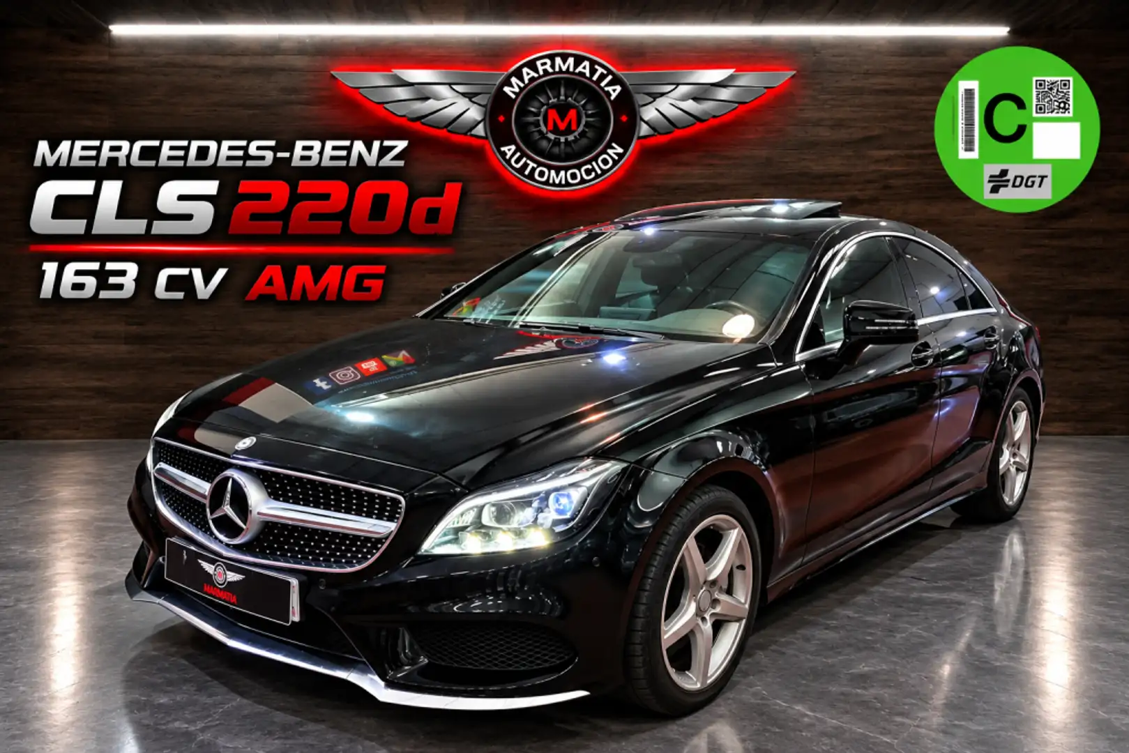 Mercedes-Benz CLS 350 250 BT Aut. Negro - 1