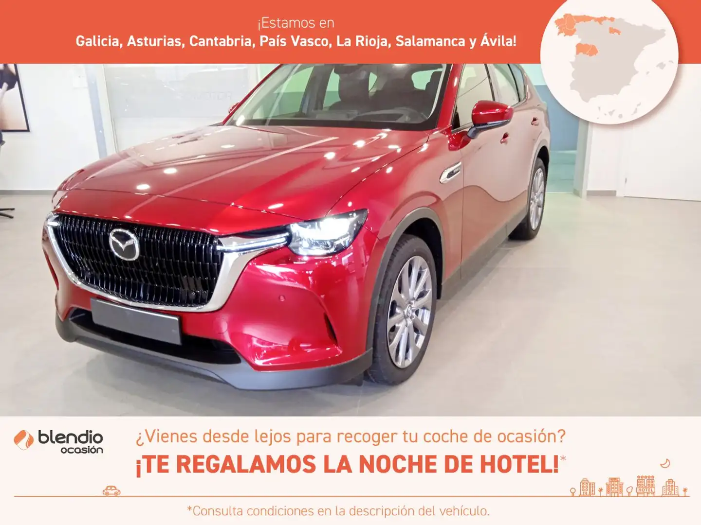 Mazda CX-60 2.5 e-SKYACTIV PHEV 327CV 8AT AWD EXCL LINE DRI-P Rojo - 1