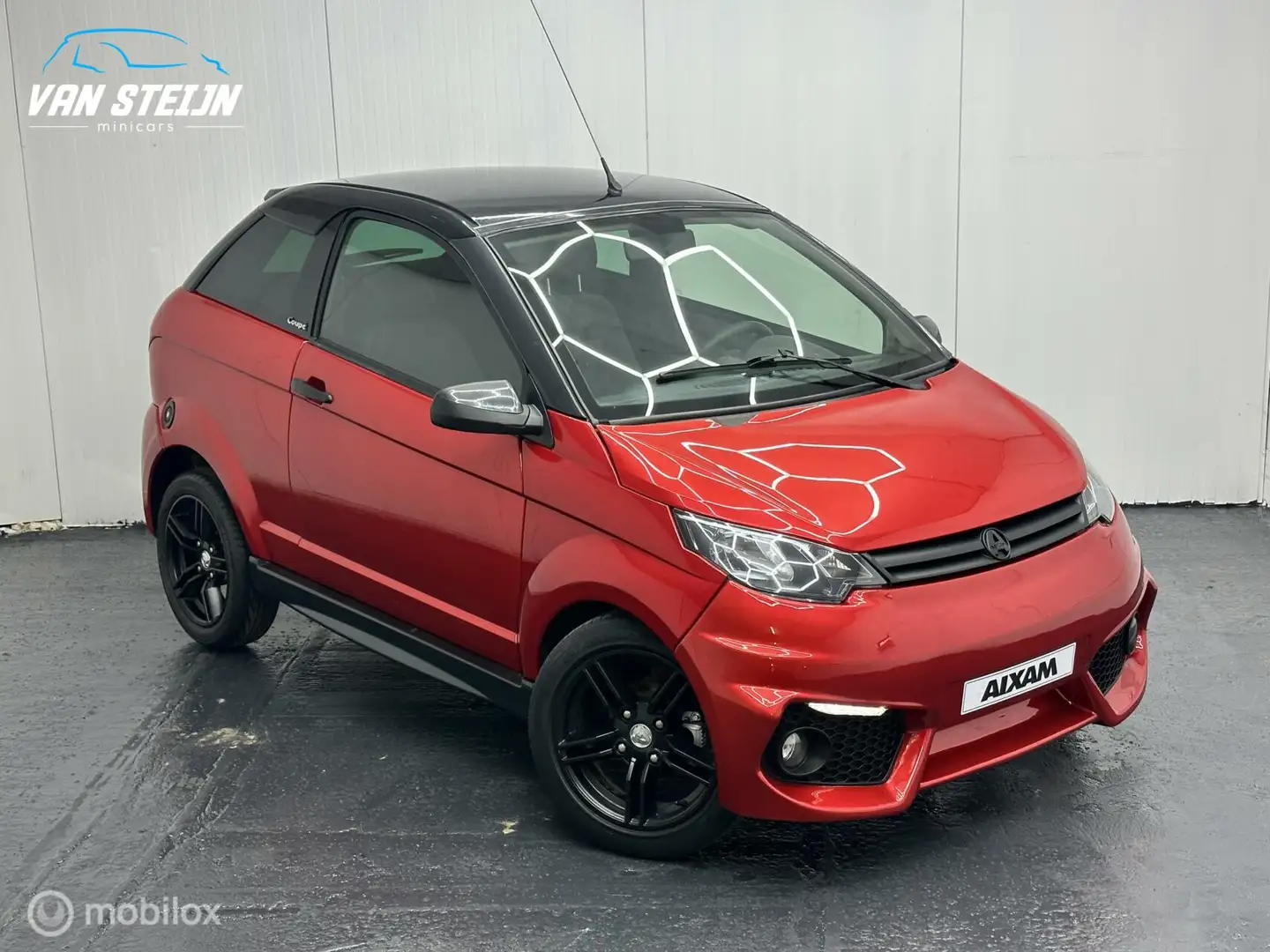 Aixam GTI Brommobiel Coupé Rood | ABS Rojo - 2