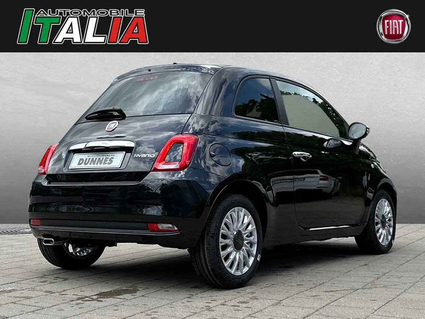 Fiat 500 1.0 Hybrid Komfort-/Tech-/Stylepaket MY23 Schwarz - 2