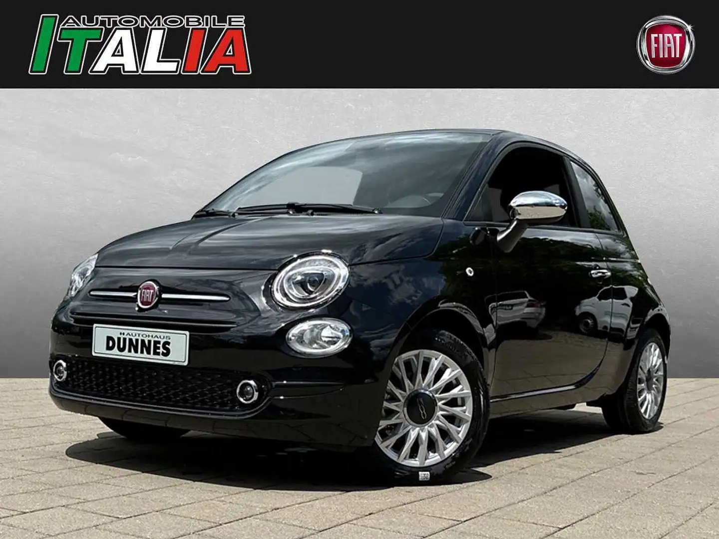Fiat 500 1.0 Hybrid Komfort-/Tech-/Stylepaket MY23 Schwarz - 1