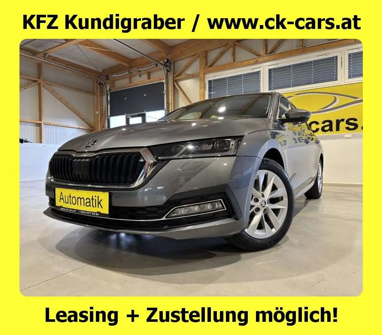 Skoda Octavia 2,0DSG LED VIRTUAL COCKPIT HEAD-UP LED MARIX AHK Grau - 1