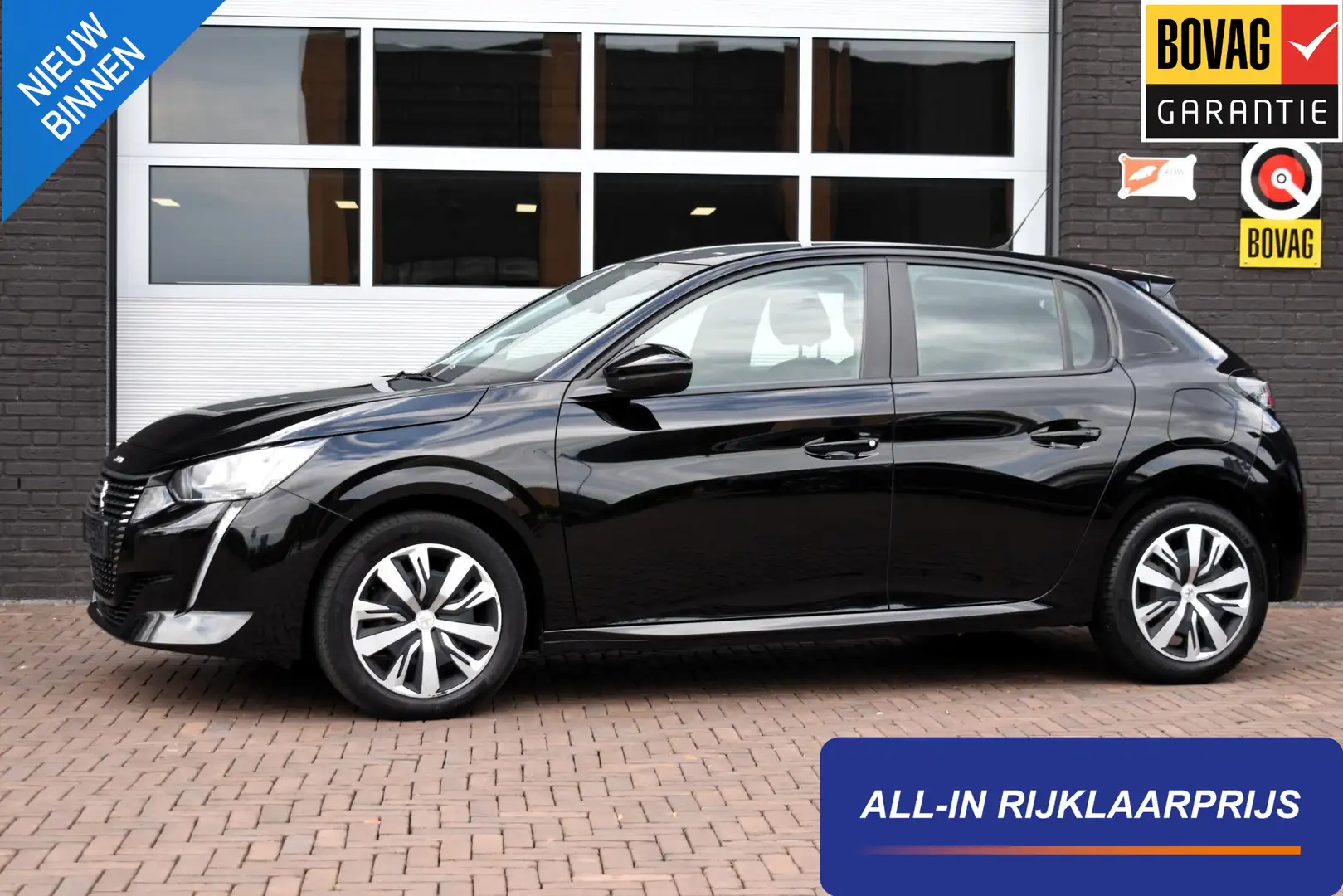 Peugeot 208 1.2 PureTech 100PK Active | PDC | Carplay | Cruise Zwart - 1