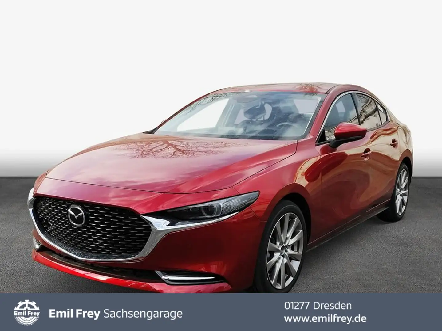 Mazda 3 FASTBACK X 186 PS AUTOMATIK TAKUMI SCHIEBEDACH Červená - 1