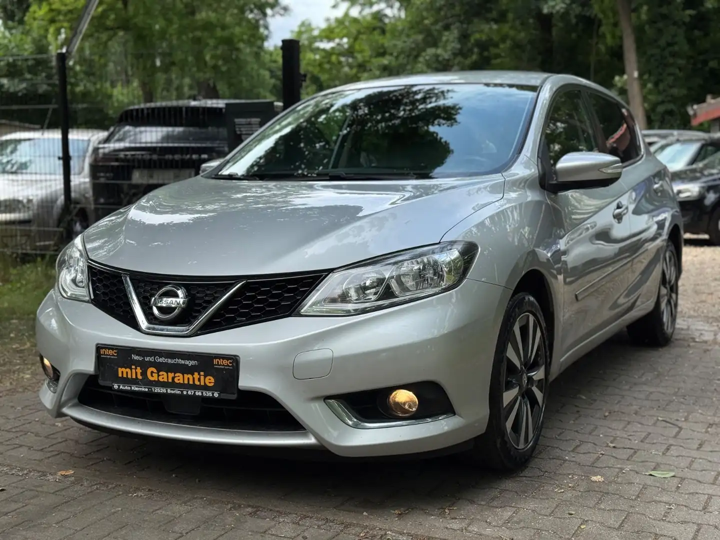 Nissan Pulsar 1.2 Tüv & Service Neu 1.Hand 360° Navi SH Ezüst - 1