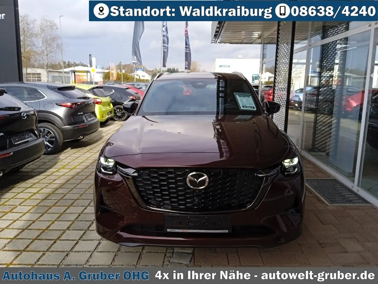 Mazda CX-80 e-SKYACTIVD 254ps Automatik Allrad Homura Plus+Cap Червоний - 2
