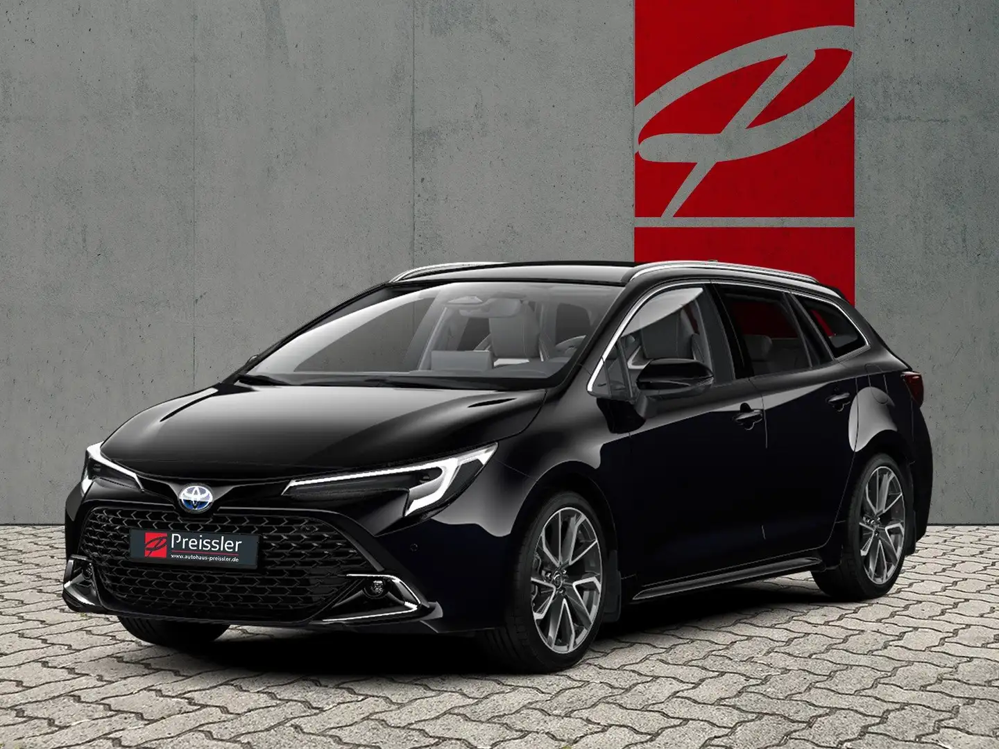 Toyota Corolla Touring Sports 2.0 Hybrid *Lounge + Leder +Pano* Schwarz - 1