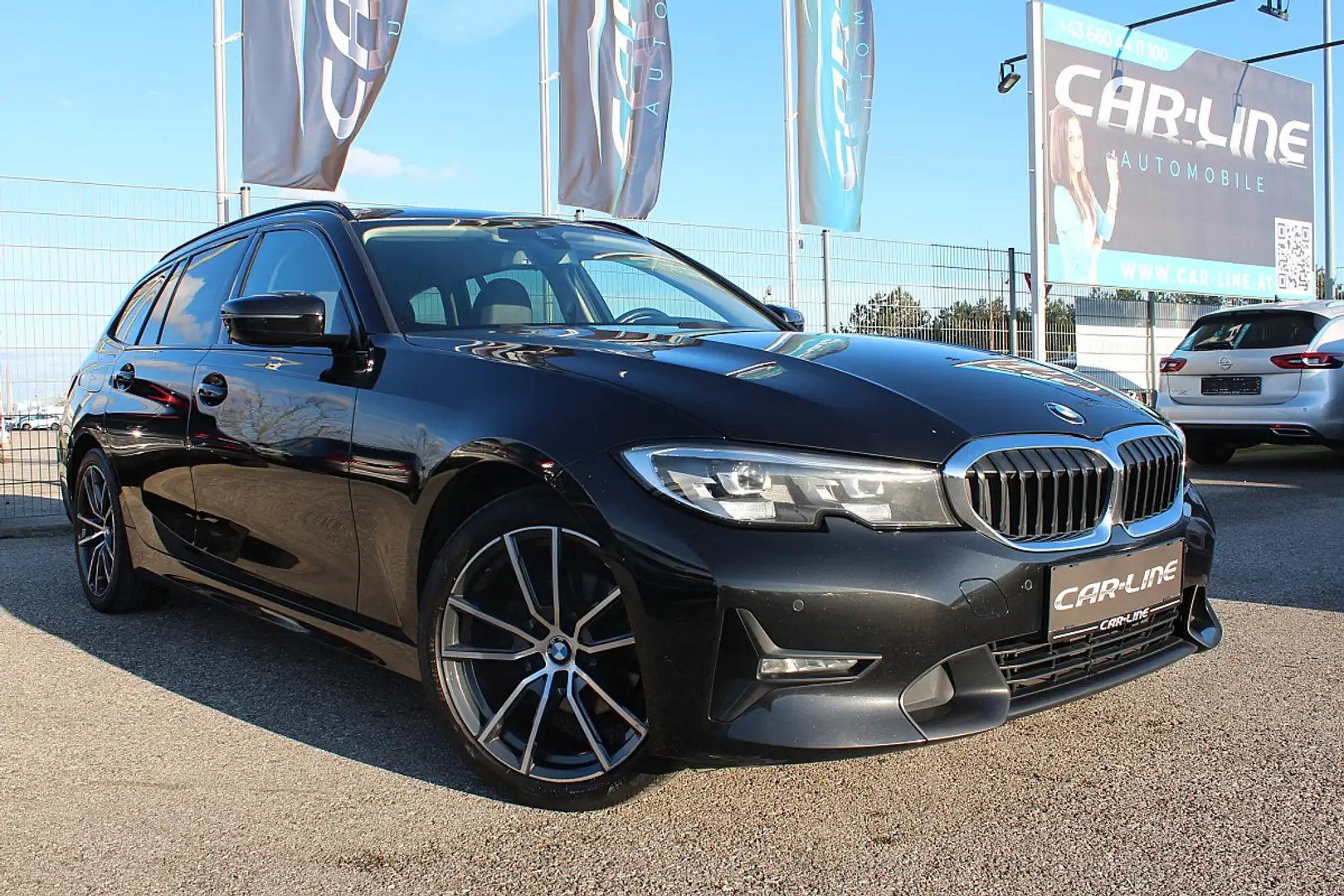 BMW 318 d 48 V Touring Aut. Virtual Cockpit, AHK, Keyle... Schwarz - 1