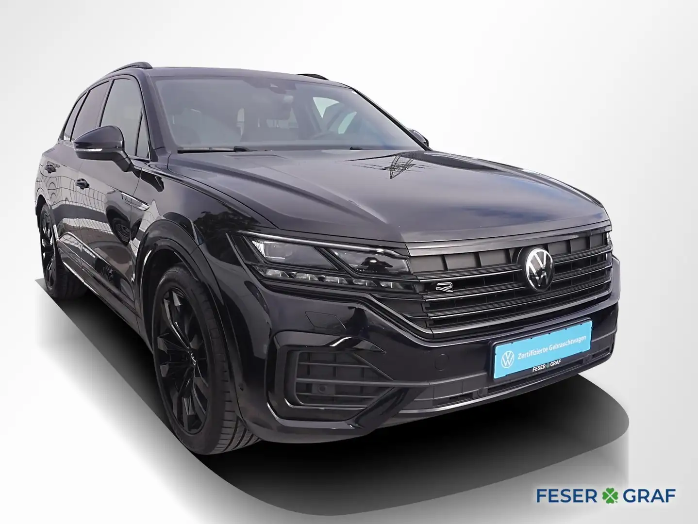 Volkswagen Touareg 3.0 TDI 4M R-Line Black AHK Pano Standh. Noir - 2