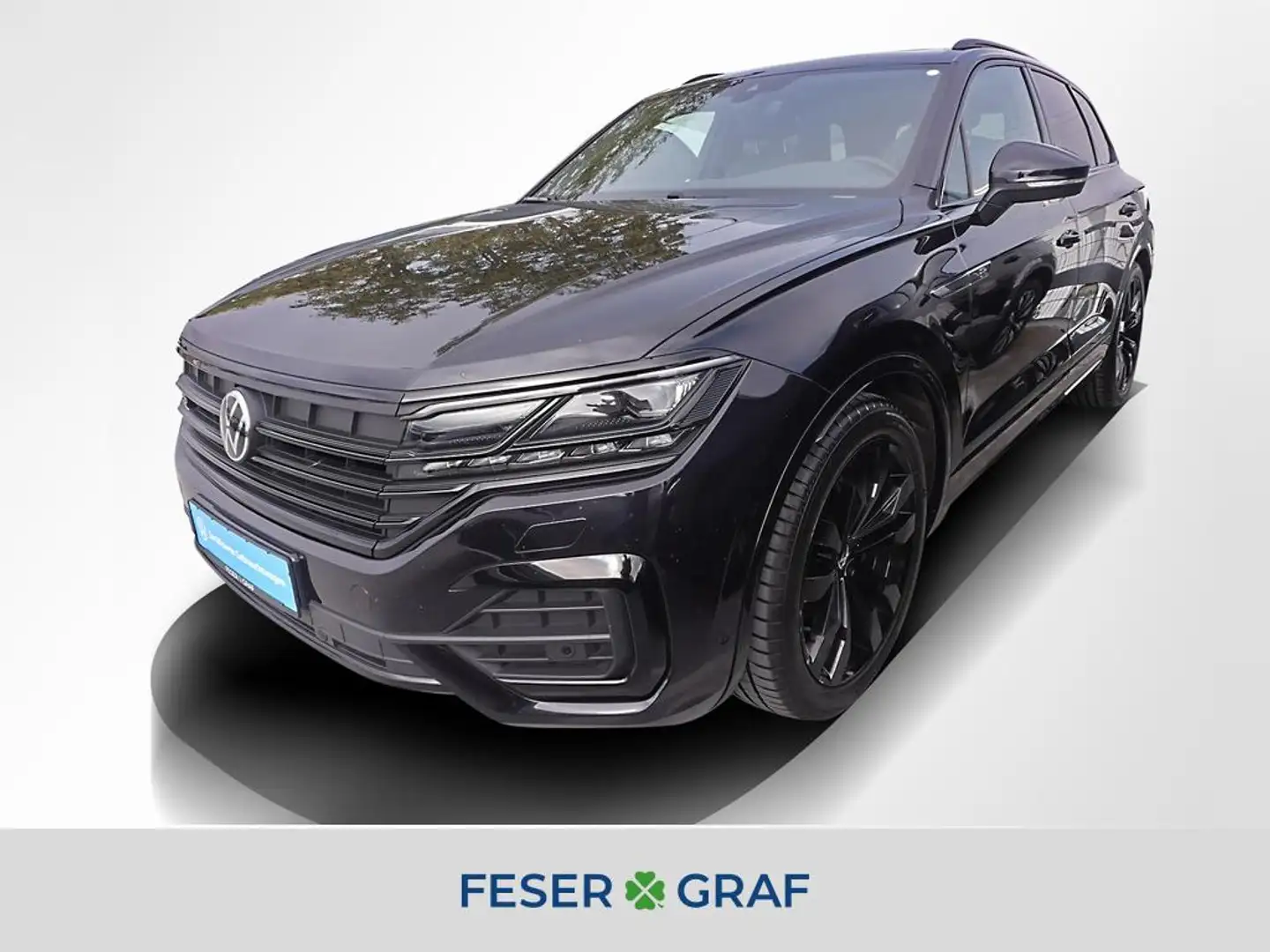 Volkswagen Touareg 3.0 TDI 4M R-Line Black AHK Pano Standh. Noir - 1