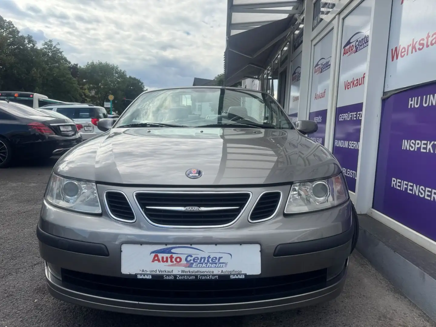 Saab 9-3 Cabriolet 2.0 *Navi*Leder*Sizhzg*PDC*TÜV neu Szary - 2