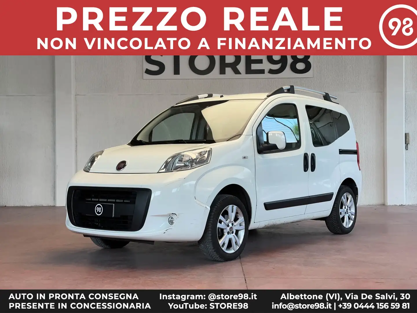 Fiat Qubo 1.4 8v natural power 70cv *UNICO PROPRIETARIO* Bianco - 1