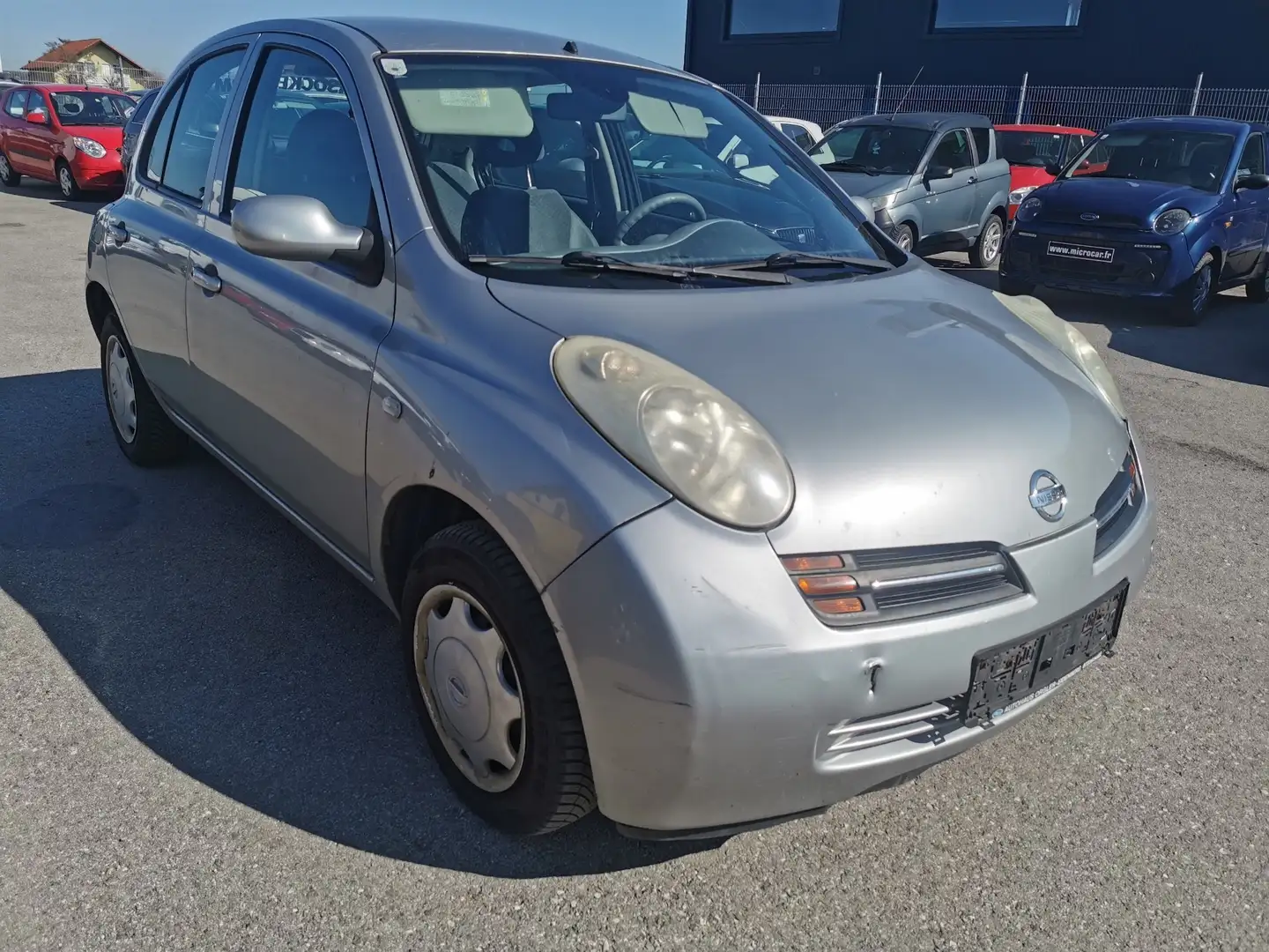 Nissan Micra 1,2 16V acenta plus Gris - 2