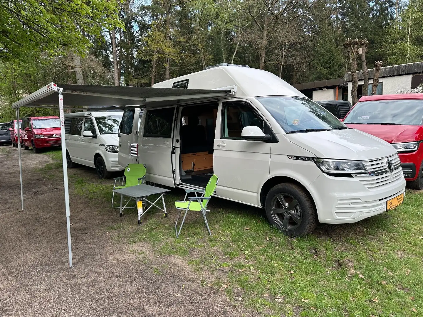 Volkswagen T6.1Wohnmobil 4MOTION HOCHDACH  Langer Radsta Blanc - 2