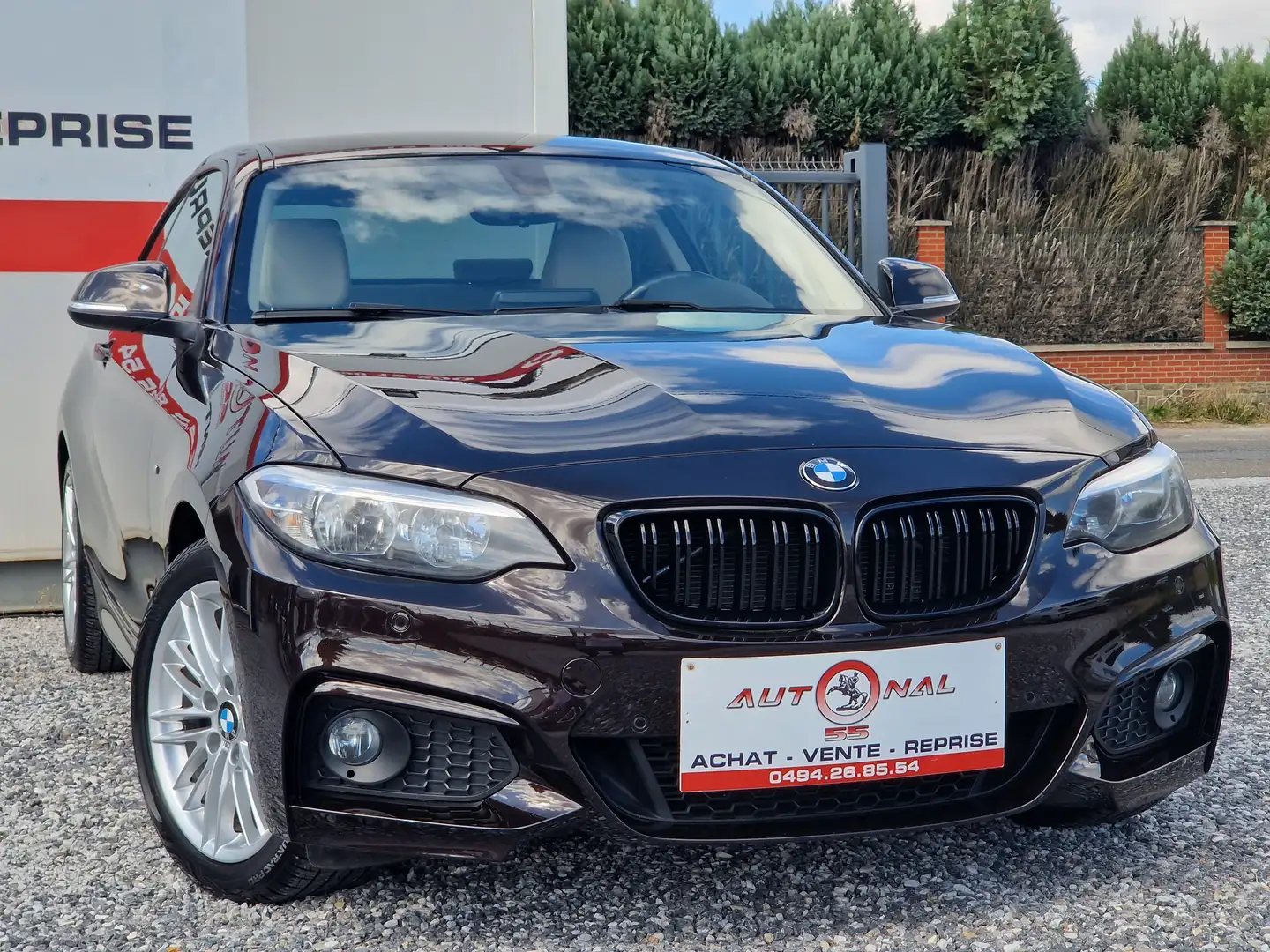BMW 218 d Coupé PACK M SPORT 136CH**GPS**CUIR**PDC Noir - 2