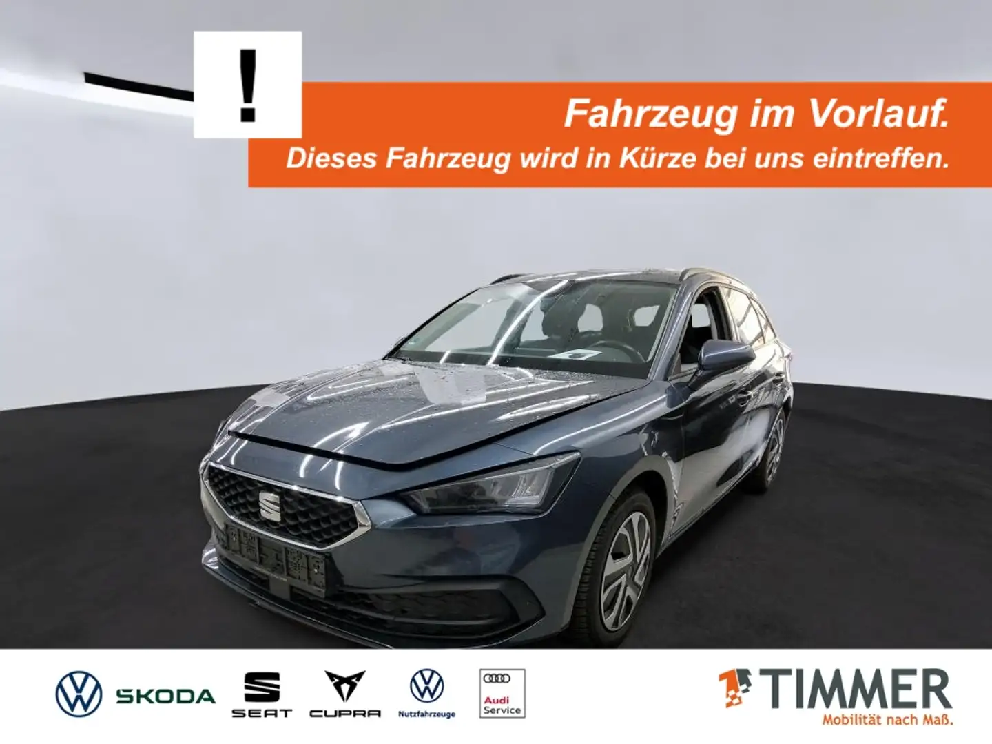 SEAT Leon ST 2.0 TDI *CONNECT +LED +KEYLESS +NAVI +VIRTUAL Grau - 1