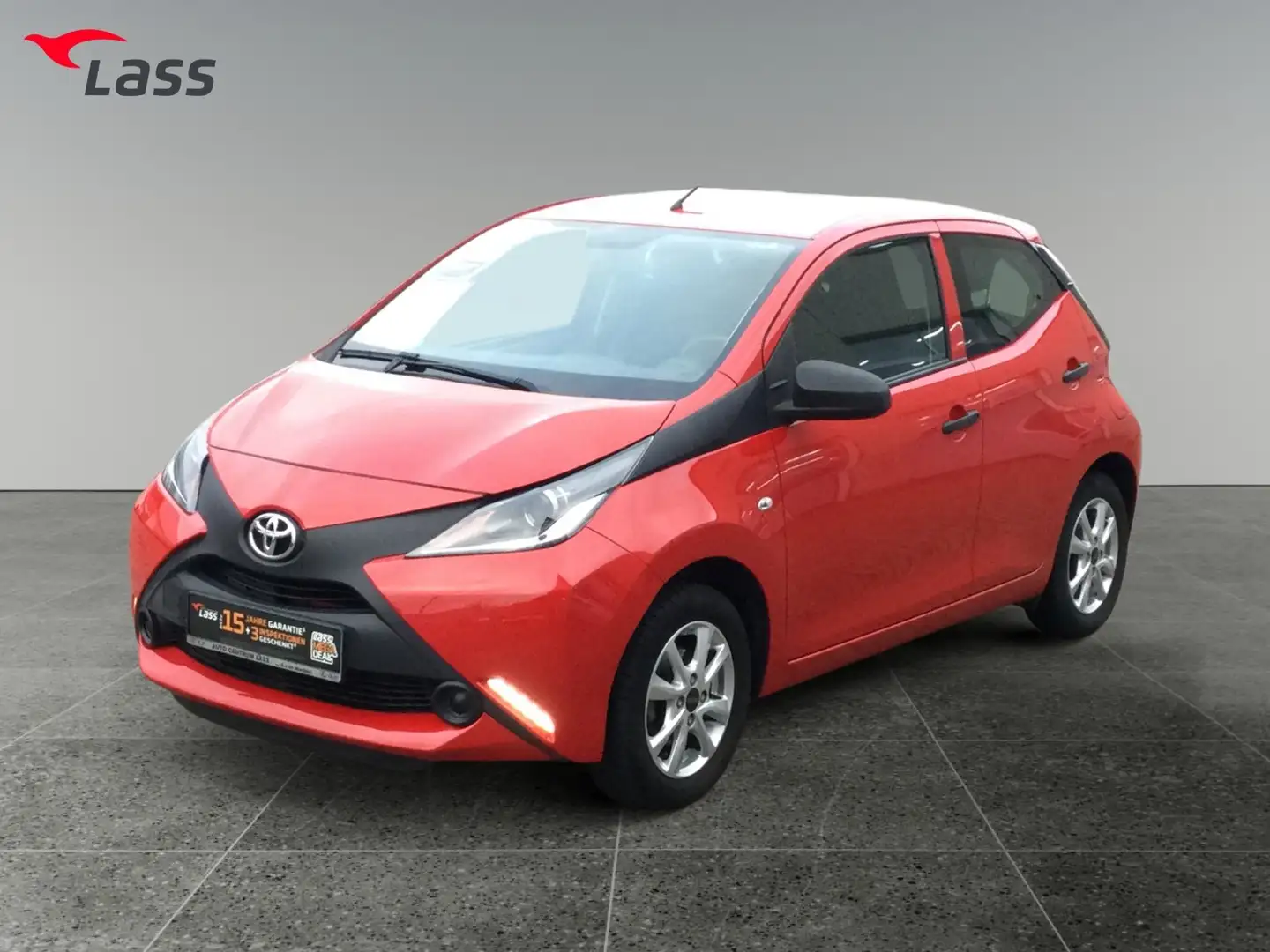 Toyota Aygo 1.0 x +++Klima+++Radio+++neue Reifen+++ Rot - 2