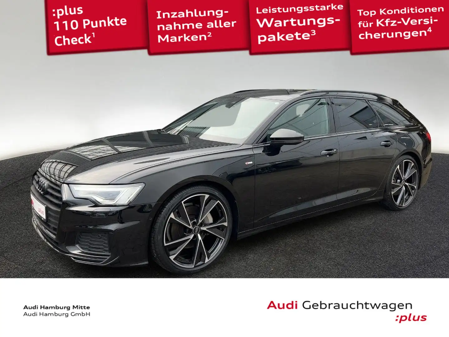Audi A6 45 TFSI sport quattro S tronic Sline Ma Schwarz - 1