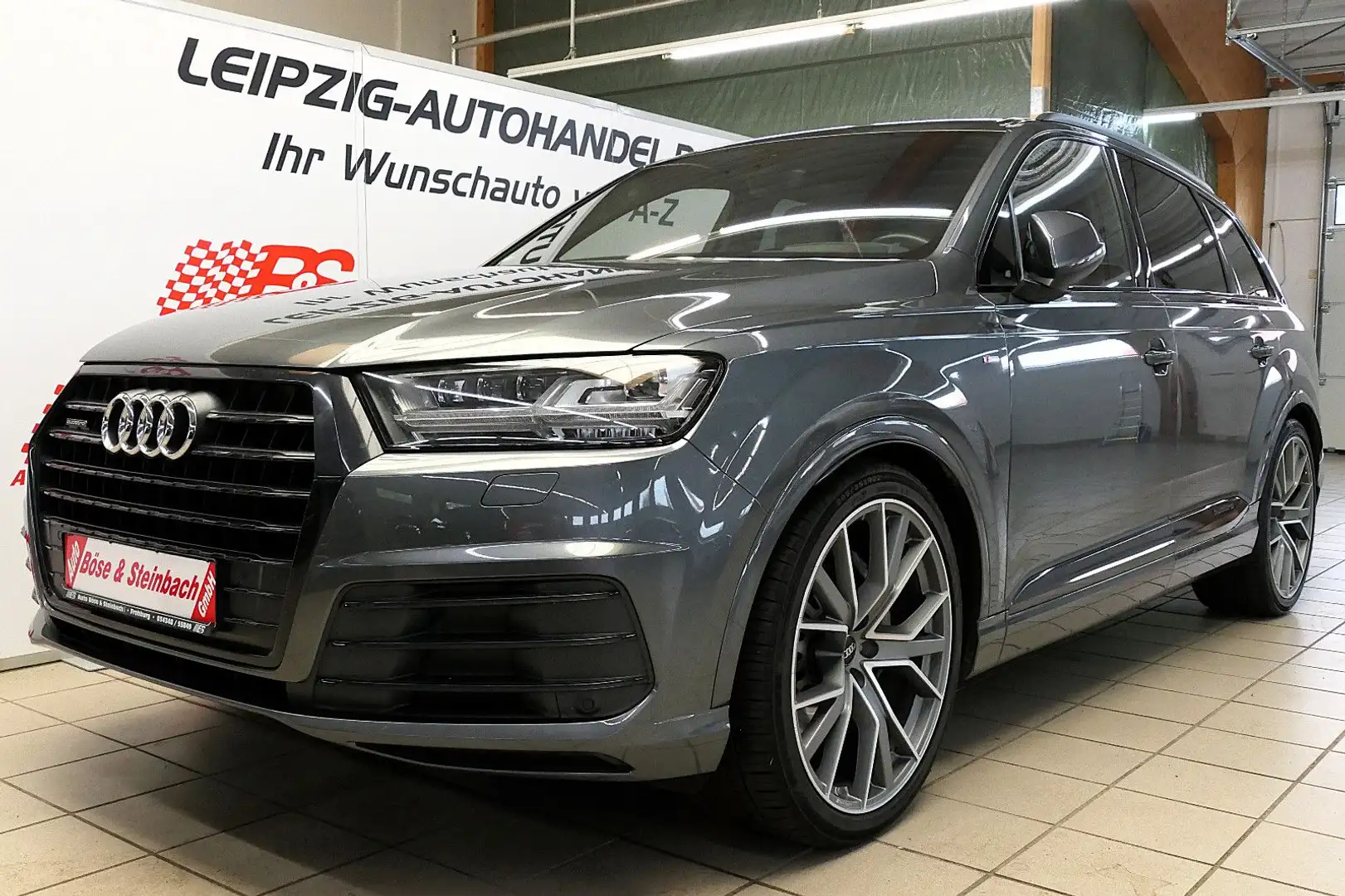 Audi Q7 3.0 TDI qu*SLine*PANO*7-Si*Virtual*Stdhz*BOSE Gris - 1