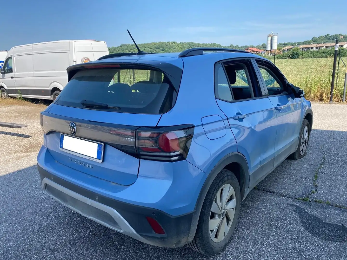 Volkswagen T-Cross 1.0 tsi Life 95cv INCIDENTATA Blu/Azzurro - 1