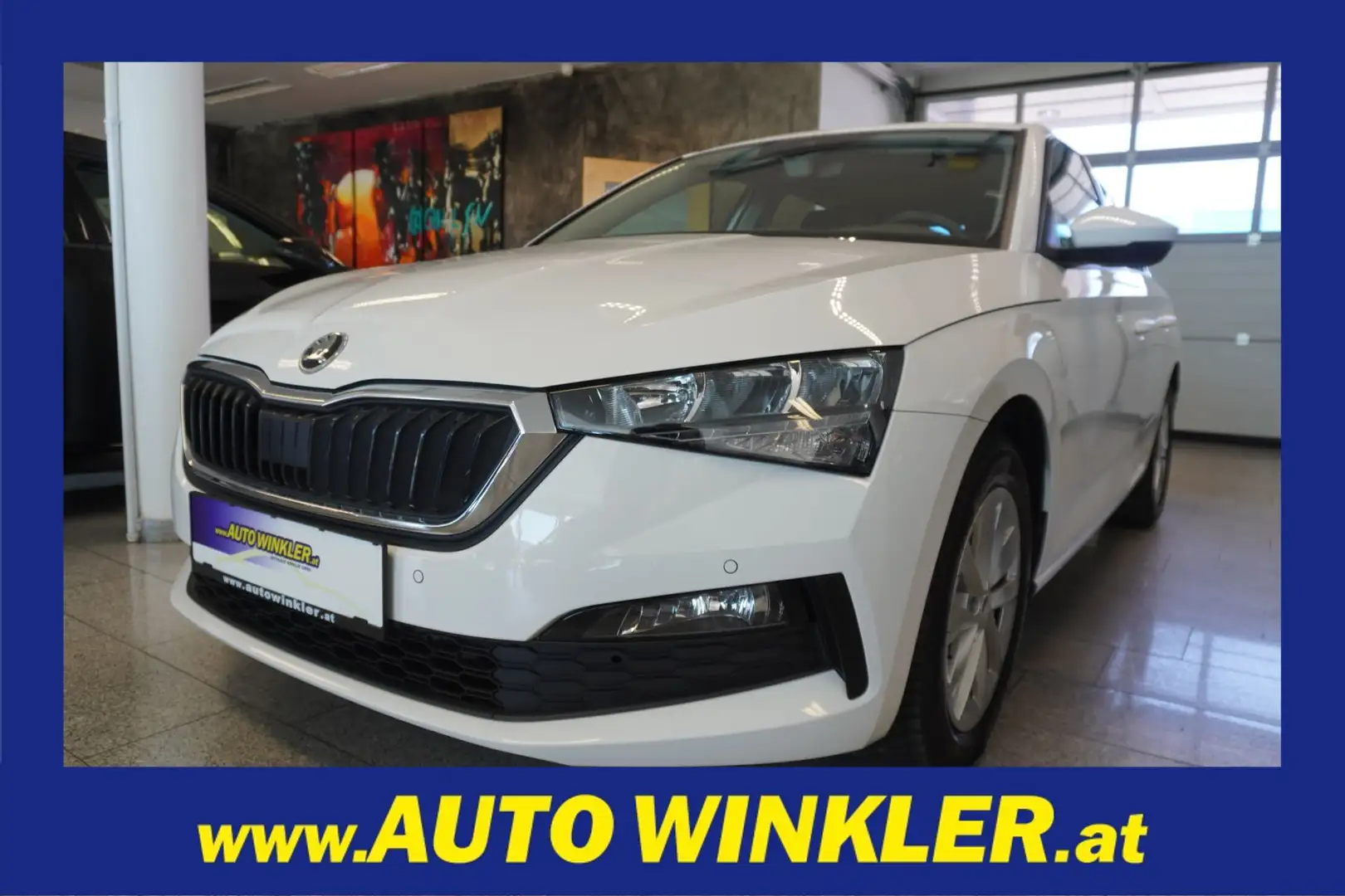 Skoda Scala 1.0 TSI Sport Virtual/ACC/Navi/LED/Keyless Weiß - 1