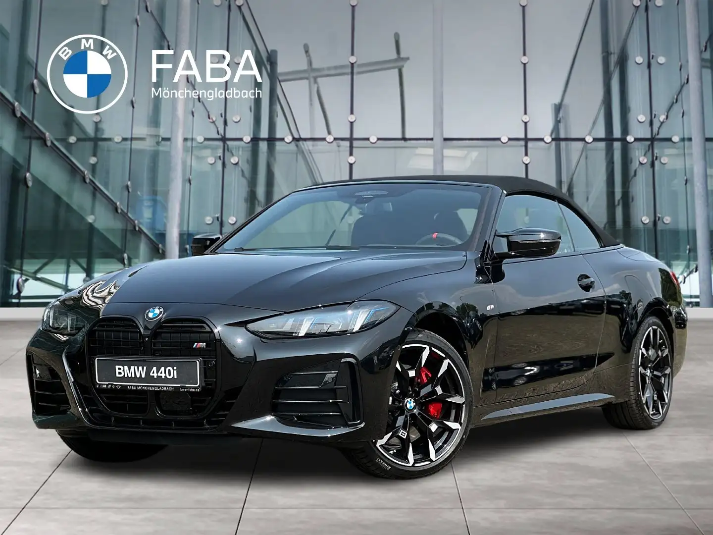 BMW 440 M440i xDrive Cabrio Sportpaket HK HiFi DAB LED Schwarz - 1