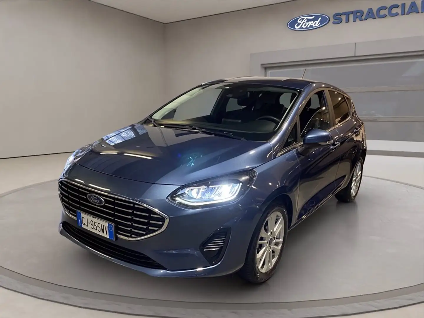 Ford Fiesta 5p 1.0 ecoboost h Titanium 125cv Bleu - 1