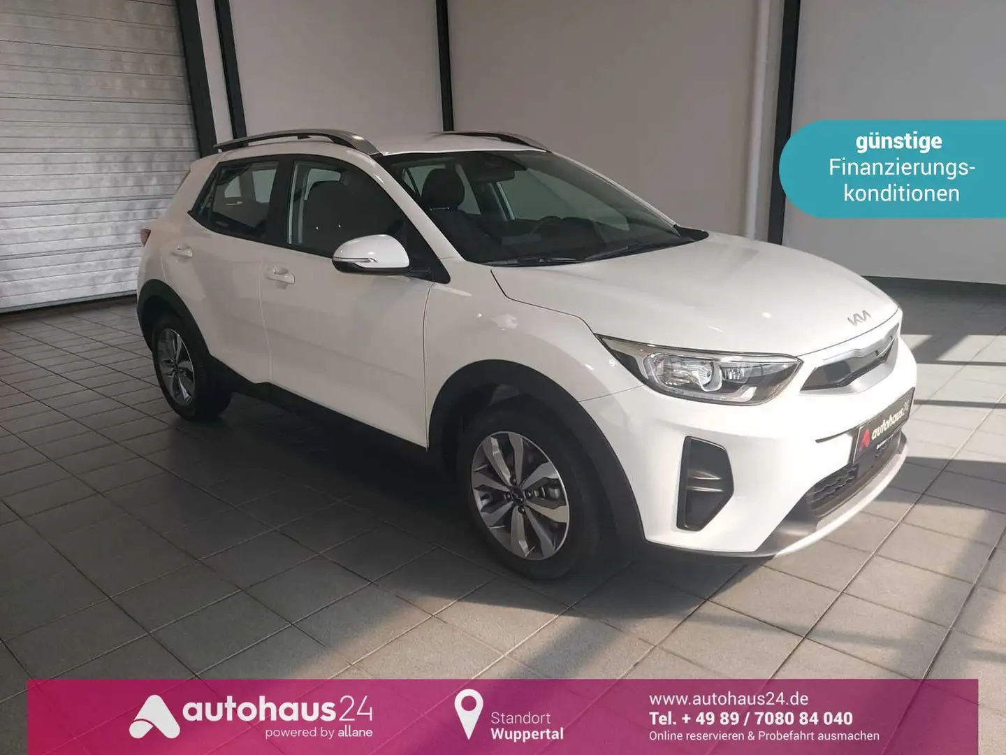 Kia Stonic 1.0 T-GDI  Vision|Sitzhzg|PDC|CarPlay Weiß - 1