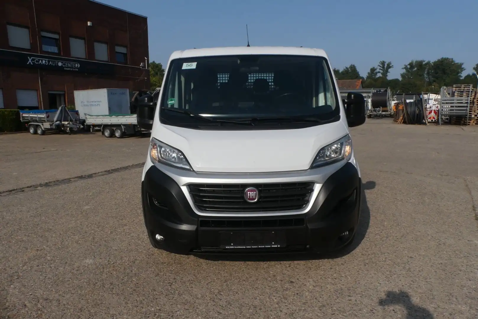 Fiat Ducato Maxi Pritsche Doka L4*Klima*Temp*navi*AHK Blanc - 2